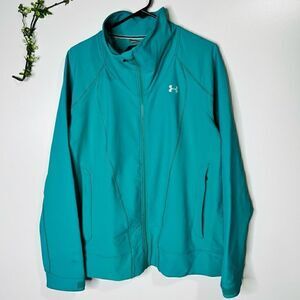 Under Armour Women's Long Sleeve Full Zip Pique Fabric Tracksuit Size XL